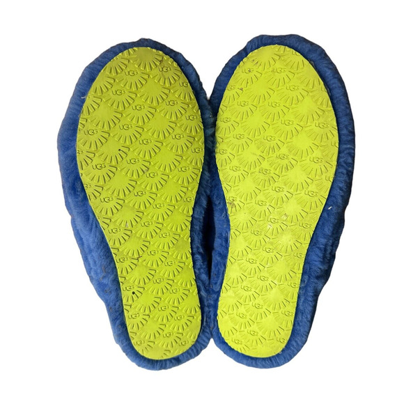 UGG Fluff Yeah Slide‎ Neon Blue Size 3 - Picture 6 of 6
